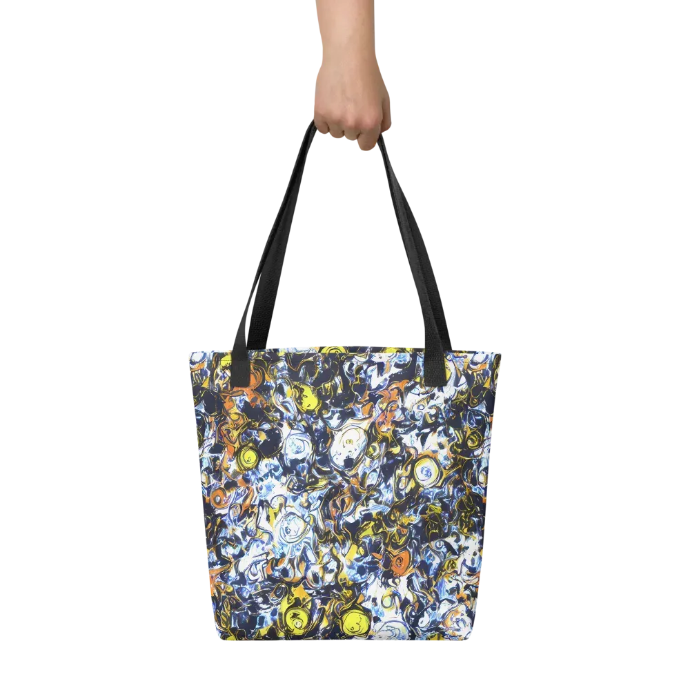 Lemon Static on Tote Bag — Front