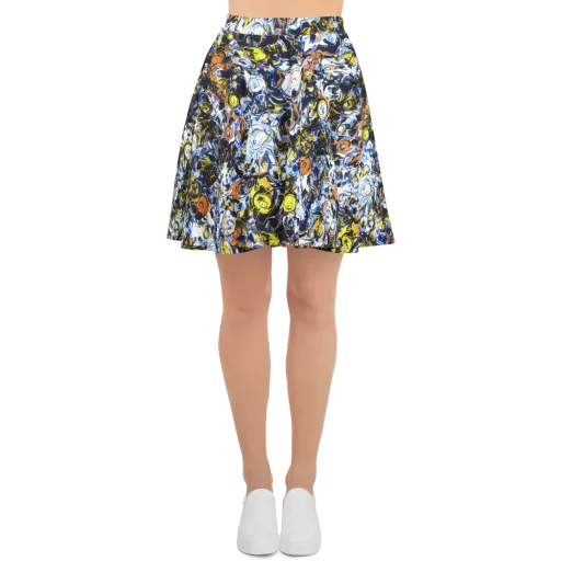 Lemon Static on a Skater Skirt