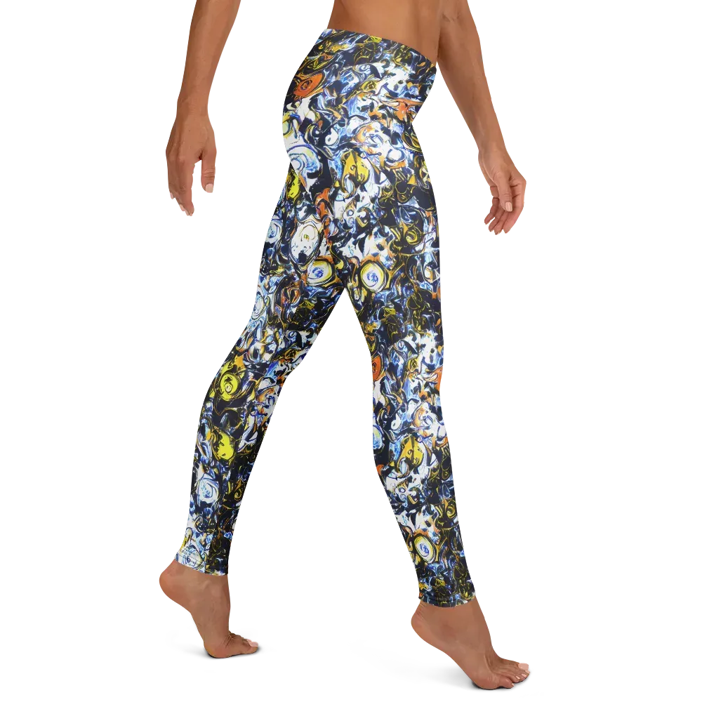 Lemon Static on Leggings — Right