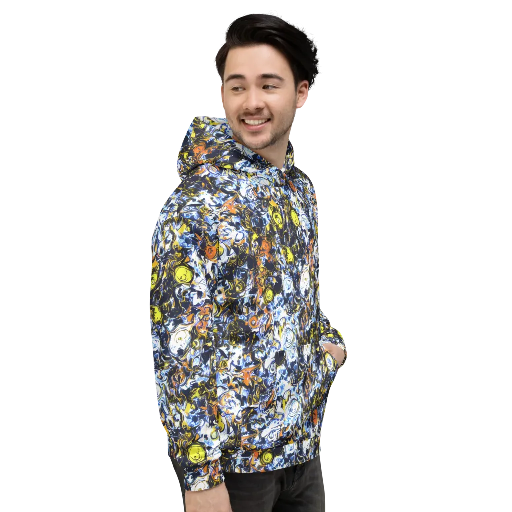 Lemon Static on Hoodie — Right