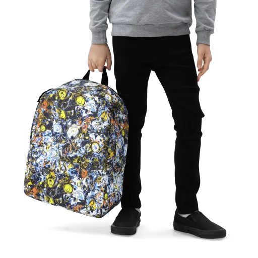 Lemon Static on a Minimalist Backpack