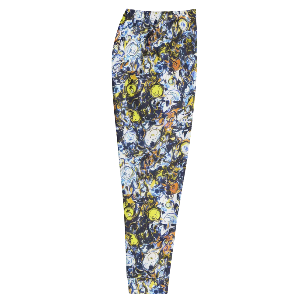 Lemon Static on Men's Joggers — Right