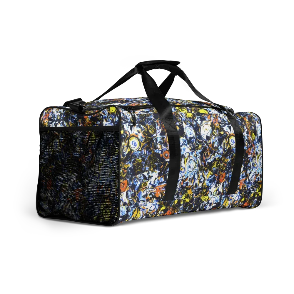 Lemon Static on Duffle Bag — Right Front