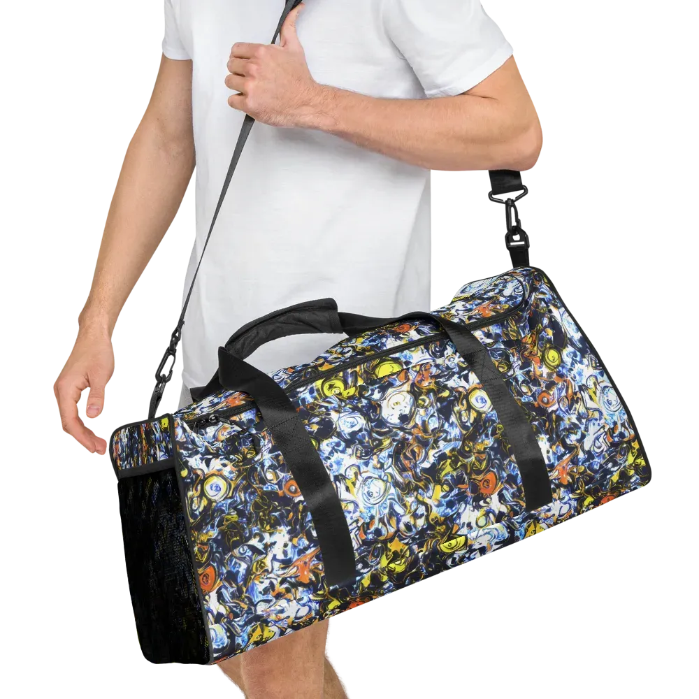 Lemon Static on Duffle Bag — Right Front