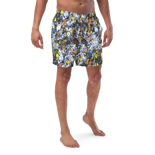 Lemon Static on a Swim Trunks