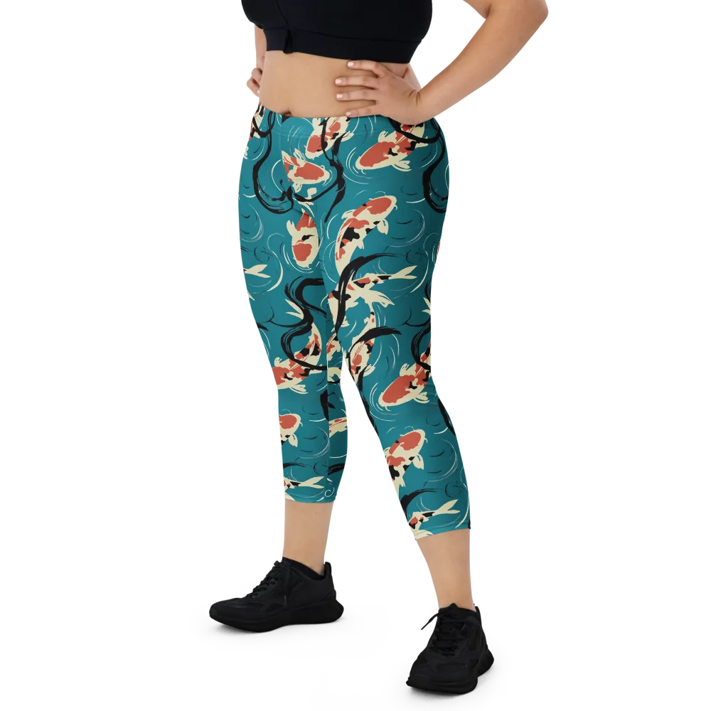 River Ink on Capri Leggings — Front