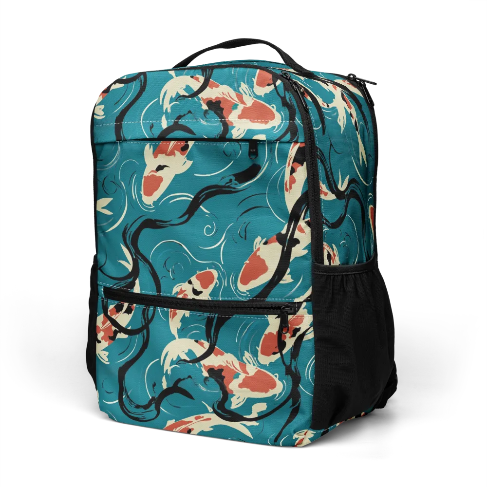 River Ink on Utility Backpack — Left Front