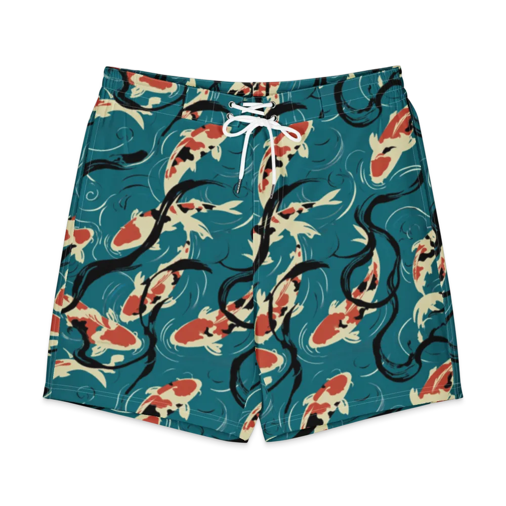 River Ink on Men's Board Shorts — Front