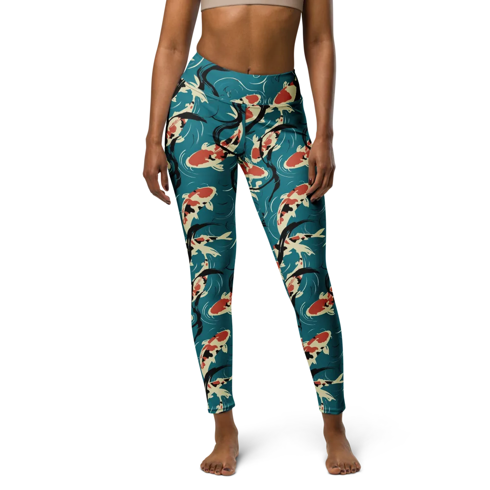 River Ink on Yoga Leggings — Front