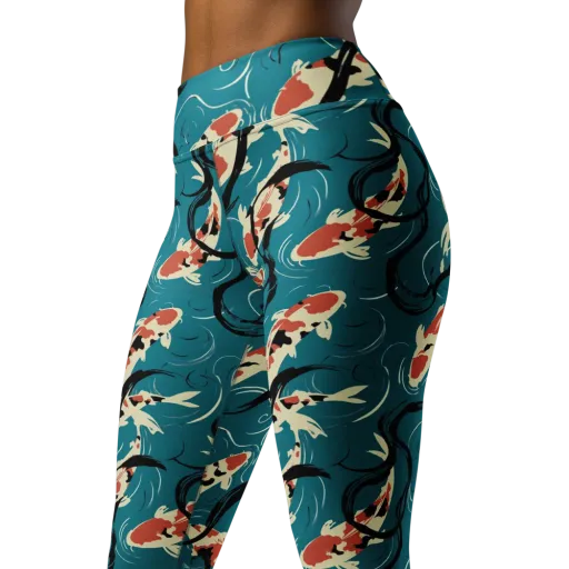 River Ink on a Yoga Leggings