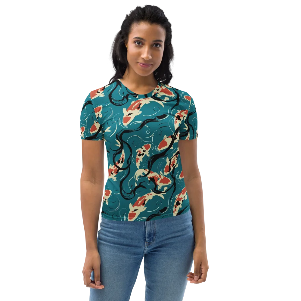River Ink on Women's Crew Neck T-Shirt — Front