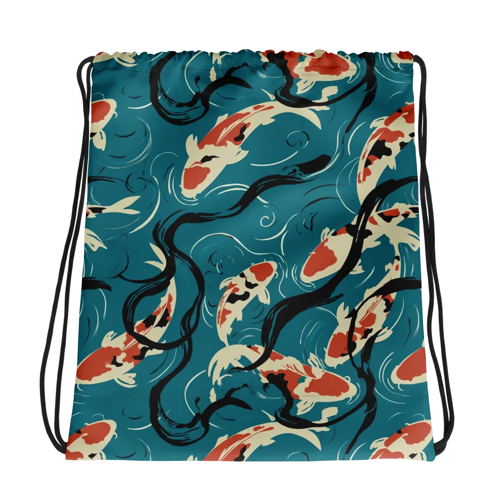 River Ink on Drawstring Bag — Photo