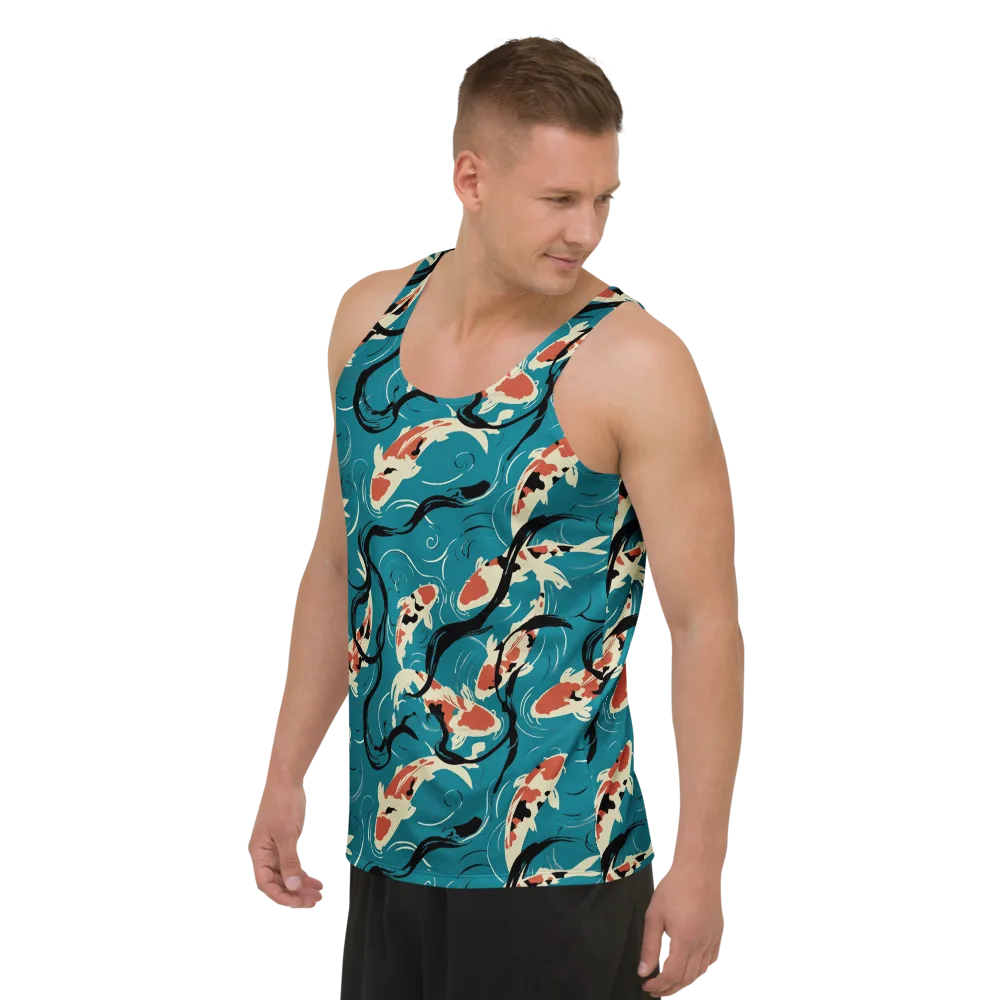 River Ink on Men's Tank Top — Left Front