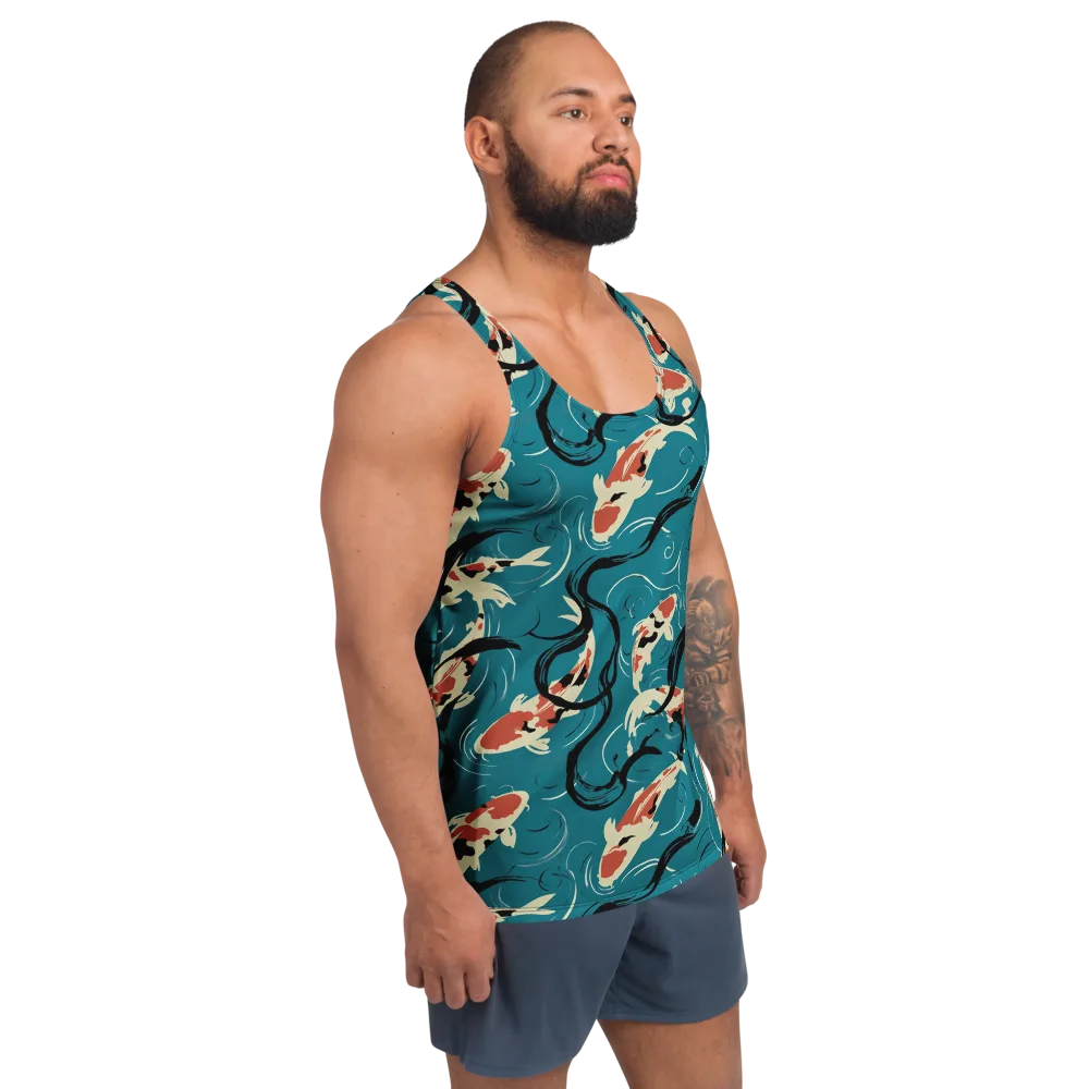 River Ink on Men's Tank Top — Right Front