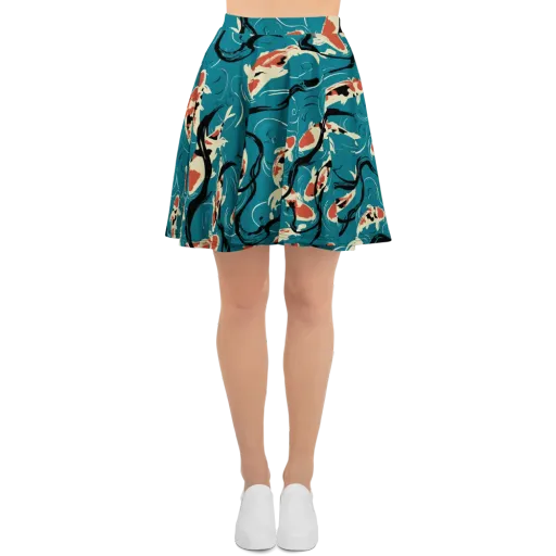 River Ink on a Skater Skirt