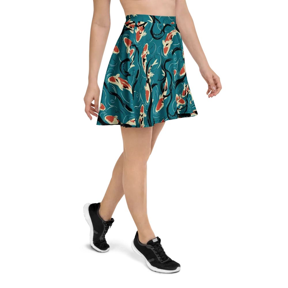 River Ink on Skater Skirt — Right