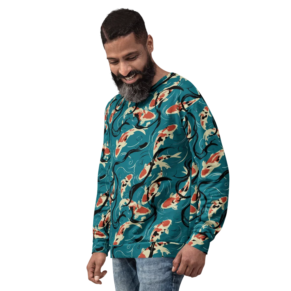 River Ink on Sweatshirt — Left Front