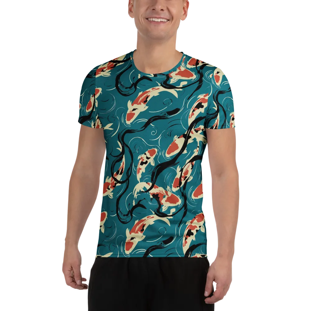 River Ink on Men's Athletic T-Shirt — Front