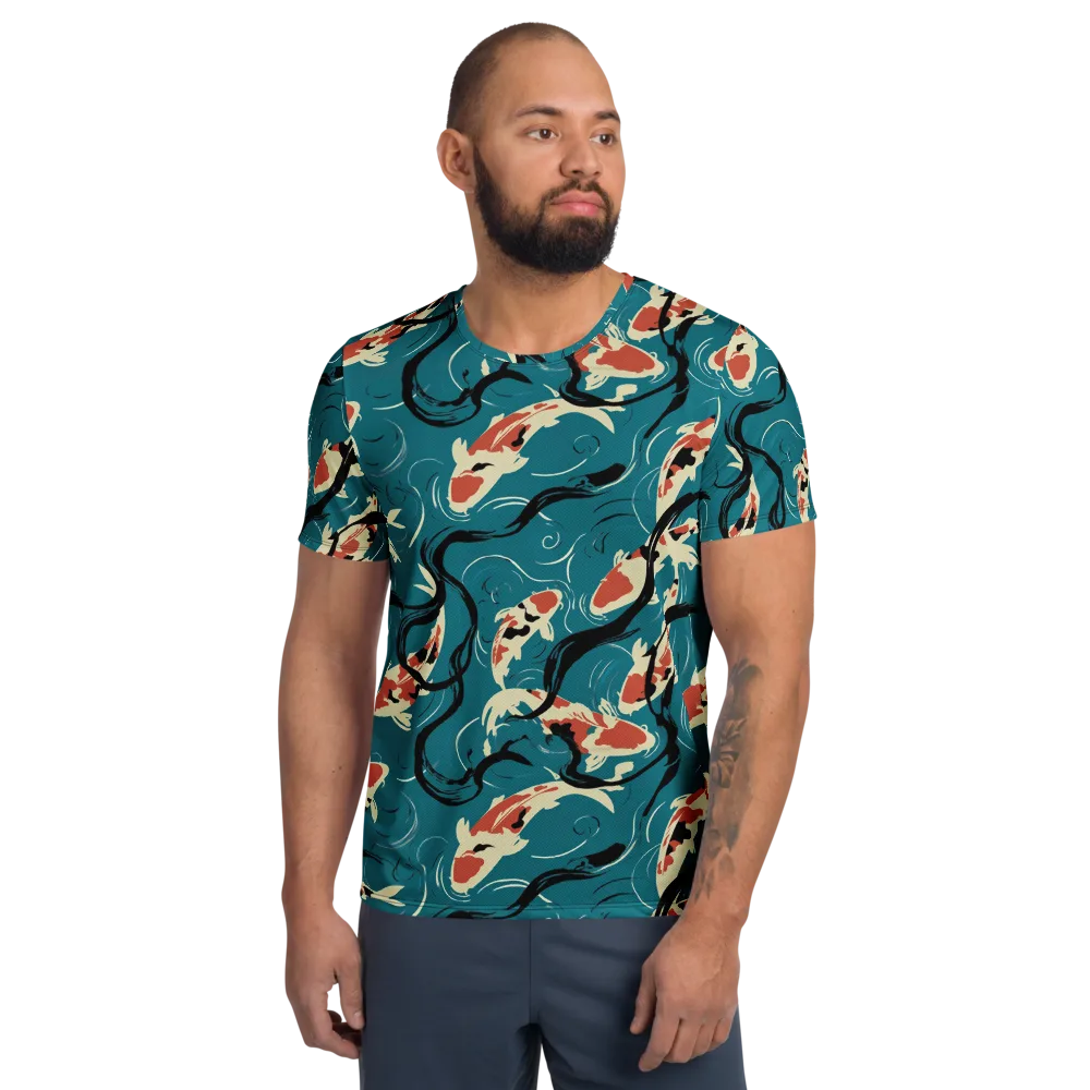 River Ink on Men's Athletic T-Shirt — Front
