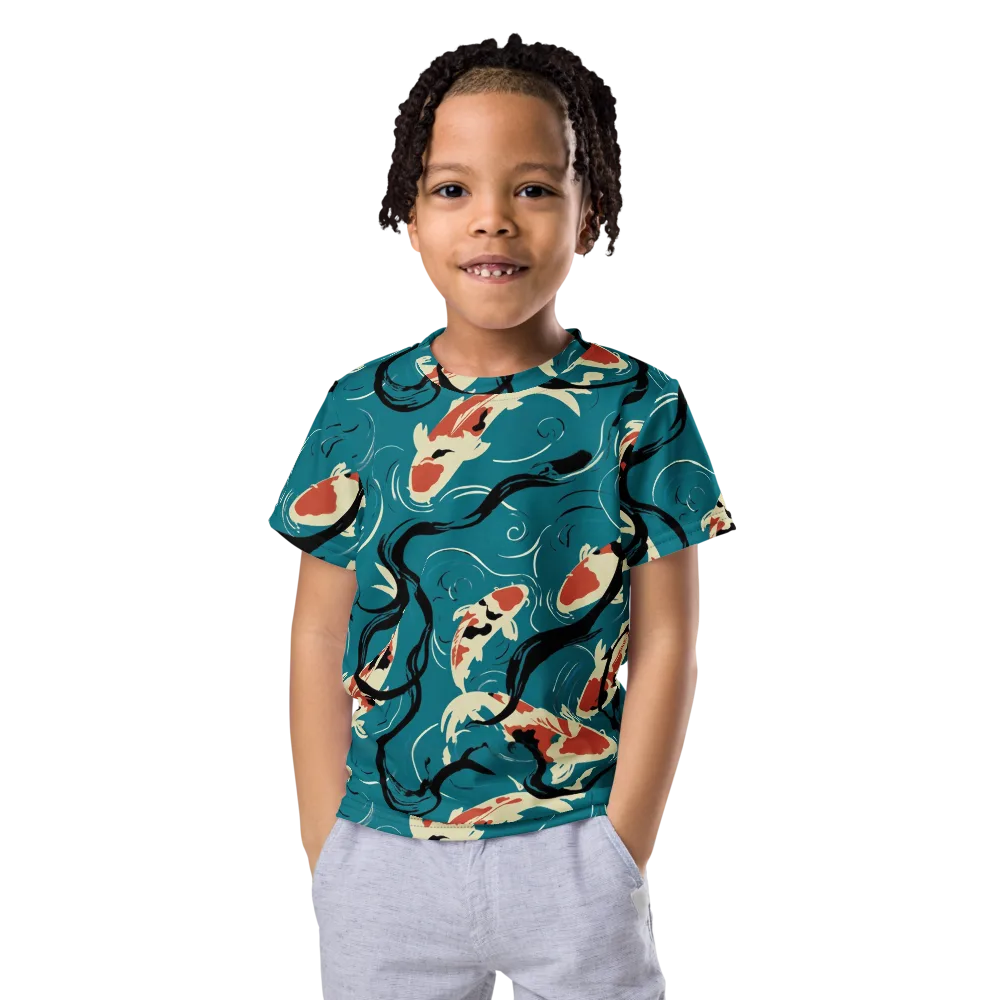 River Ink on Kids Crew Neck T-Shirt — Front