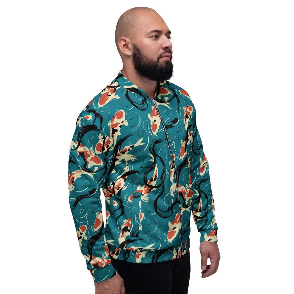 River Ink on Bomber Jacket — Right