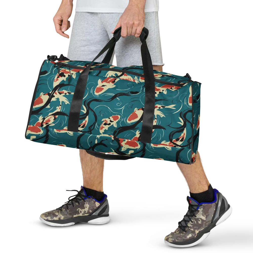 River Ink on Duffle Bag — Front