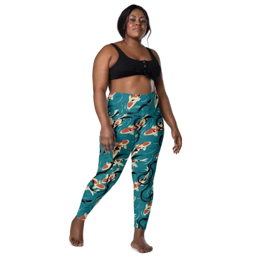 River Ink on a Leggings with Pockets