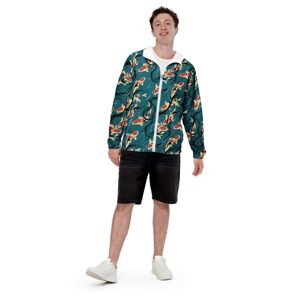 River Ink on Men's Windbreaker — Front