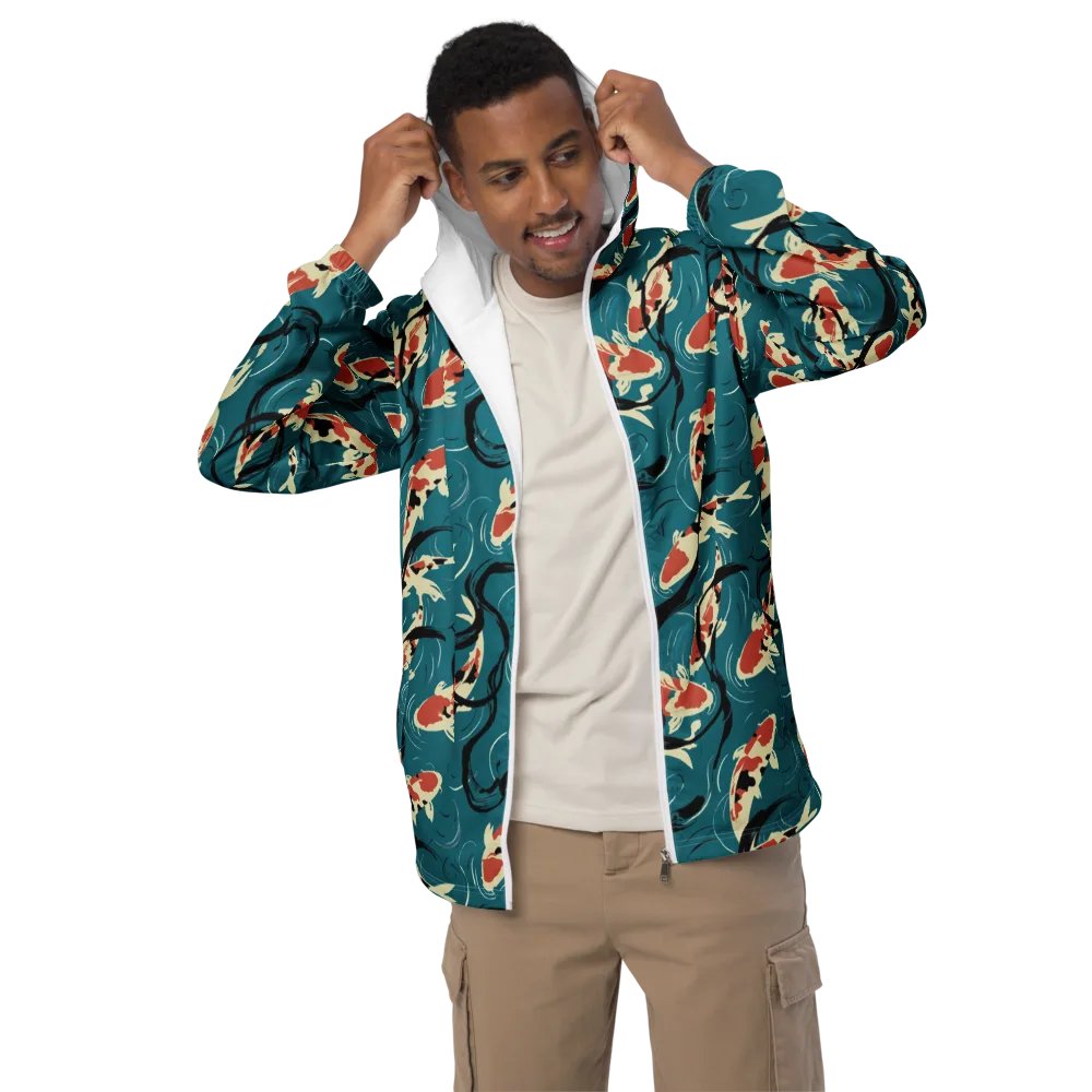 River Ink on Men's Windbreaker — Front