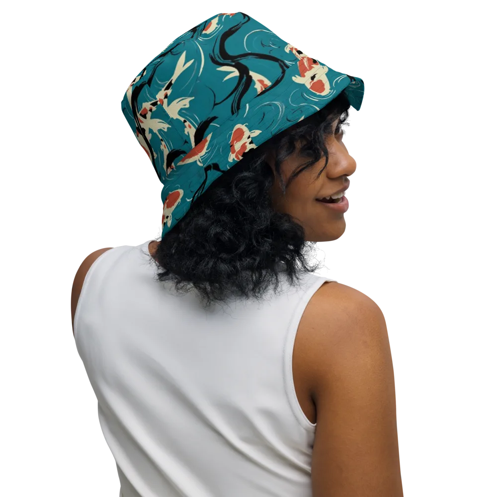 River Ink on Reversible Bucket Hat — Right Outside