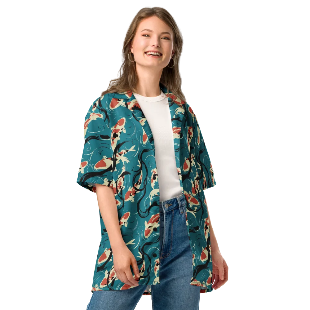 River Ink on Button Shirt — Front