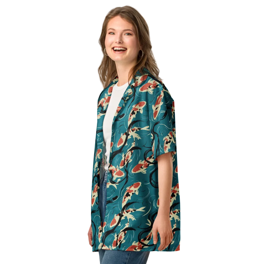 River Ink on Button Shirt — Left Front