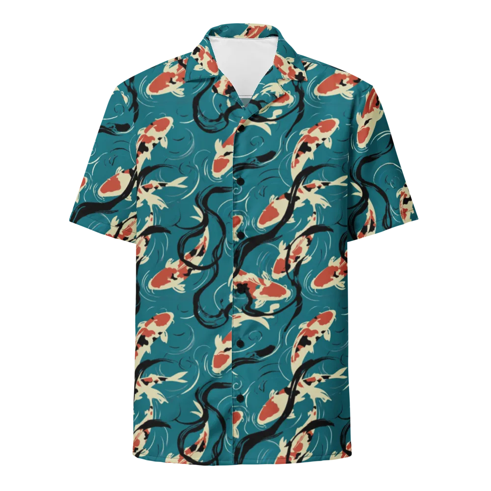 River Ink on Button Shirt — Front