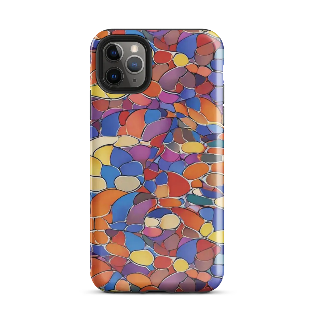 Chromatic Cobblestone on Tough Case for iPhone® — Front