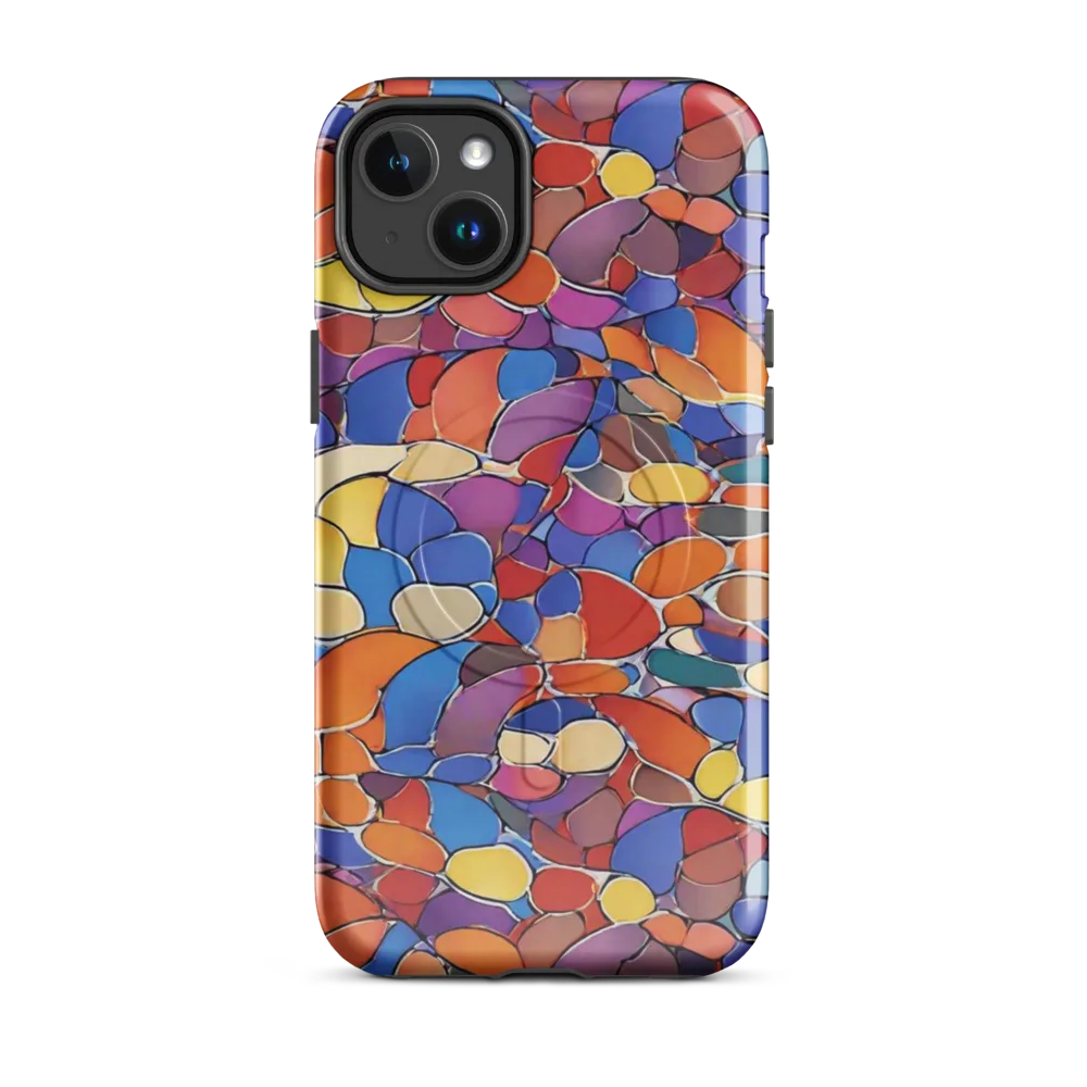 Chromatic Cobblestone on MagSafe Tough Case for iPhone® — Front
