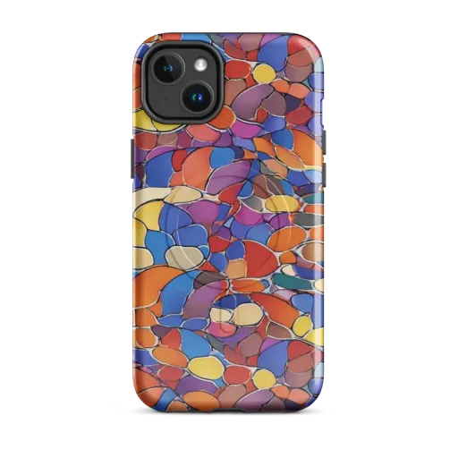 Chromatic Cobblestone on a MagSafe Tough Case for iPhone®