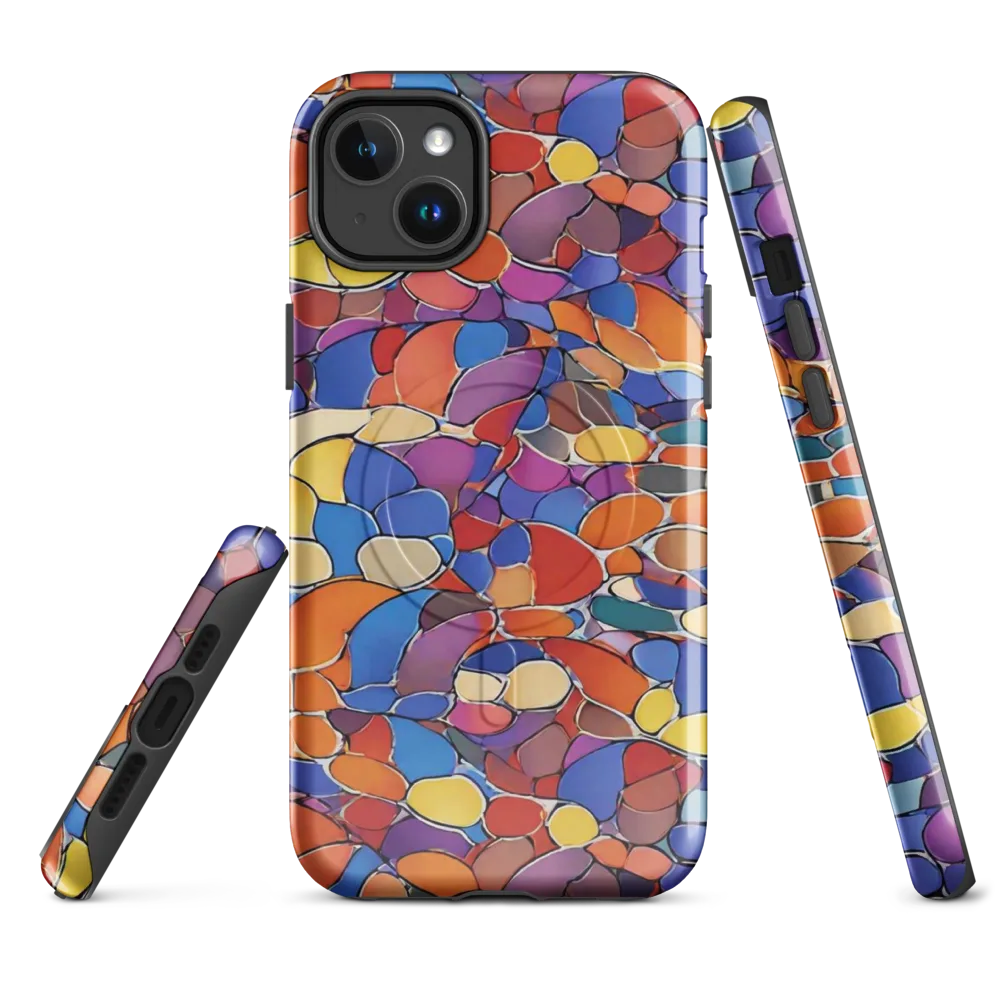 Chromatic Cobblestone on MagSafe Tough Case for iPhone® — Front