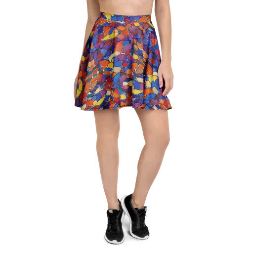 Chromatic Cobblestone on a Skater Skirt