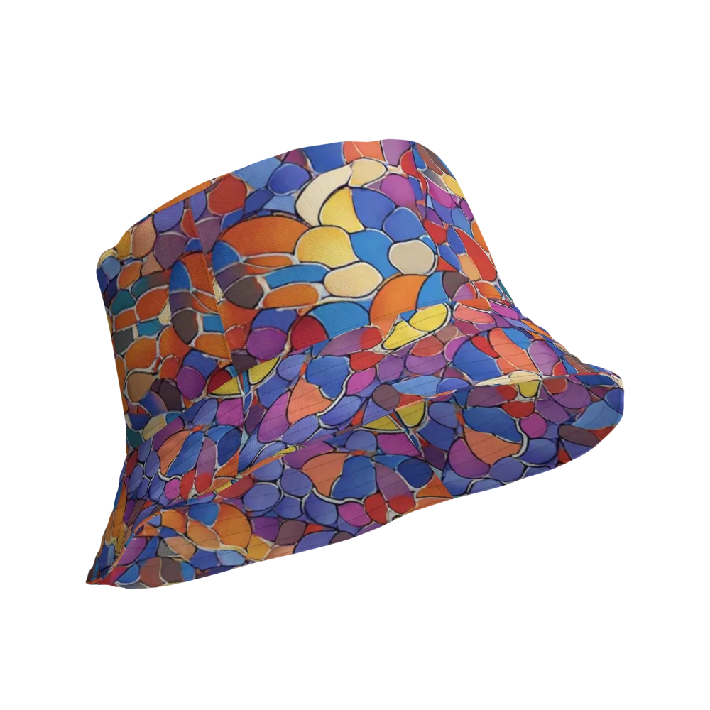 Chromatic Cobblestone on Reversible Bucket Hat — Product details Outside