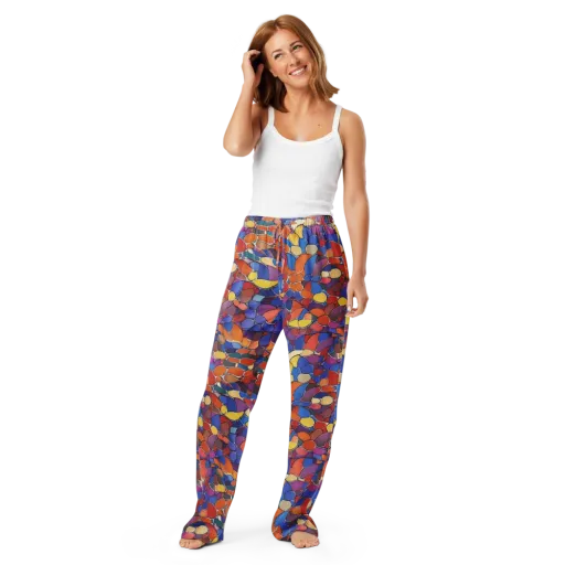 Chromatic Cobblestone on a Women's Pajama Pants