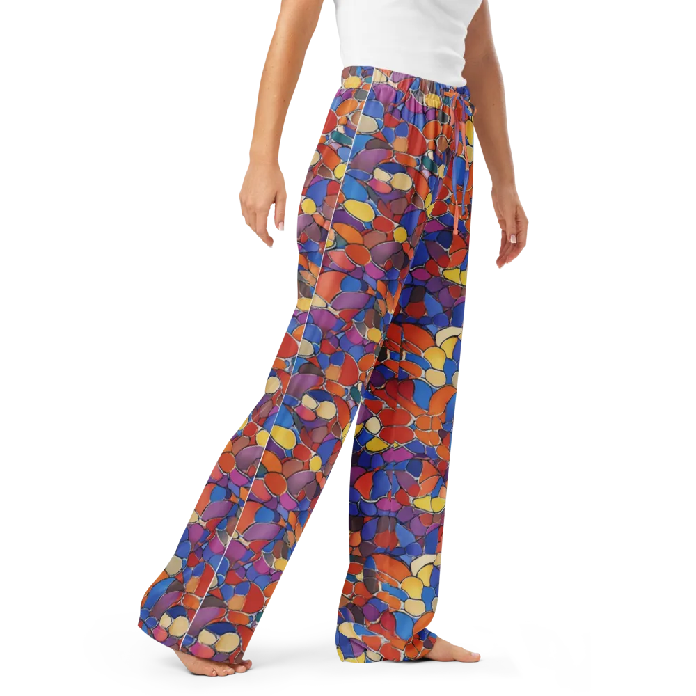 Chromatic Cobblestone on Women's Pajama Pants — Right Front