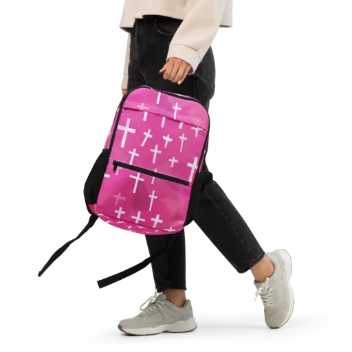 Neon Chapel on a Utility Backpack