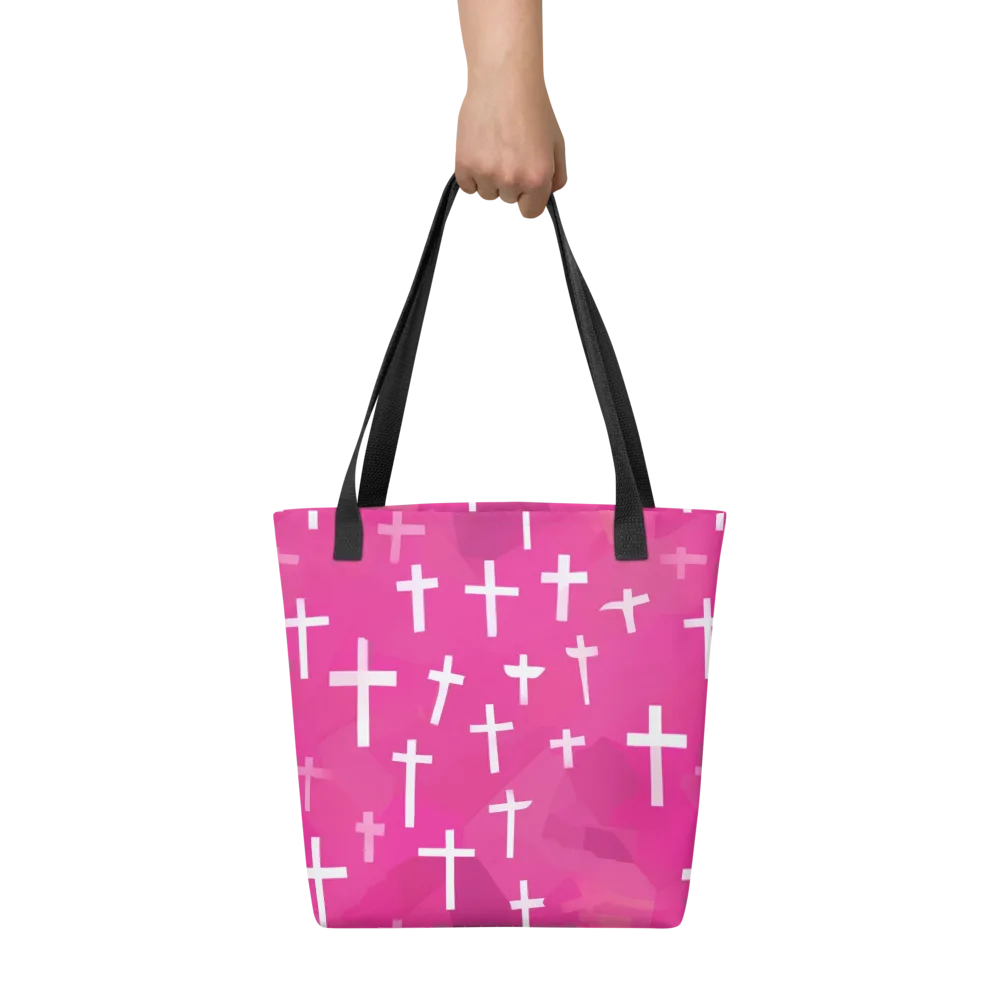 Neon Chapel on Tote Bag — Front