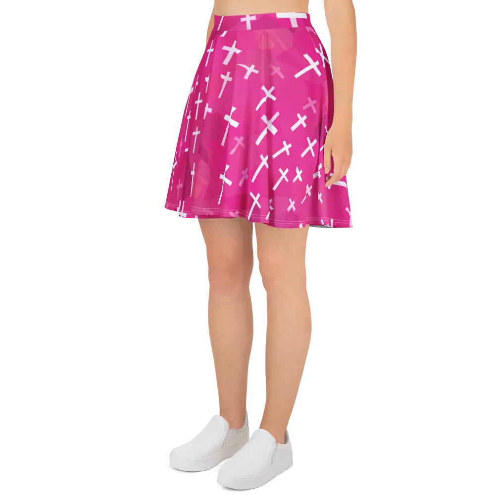 Neon Chapel on Skater Skirt — Left