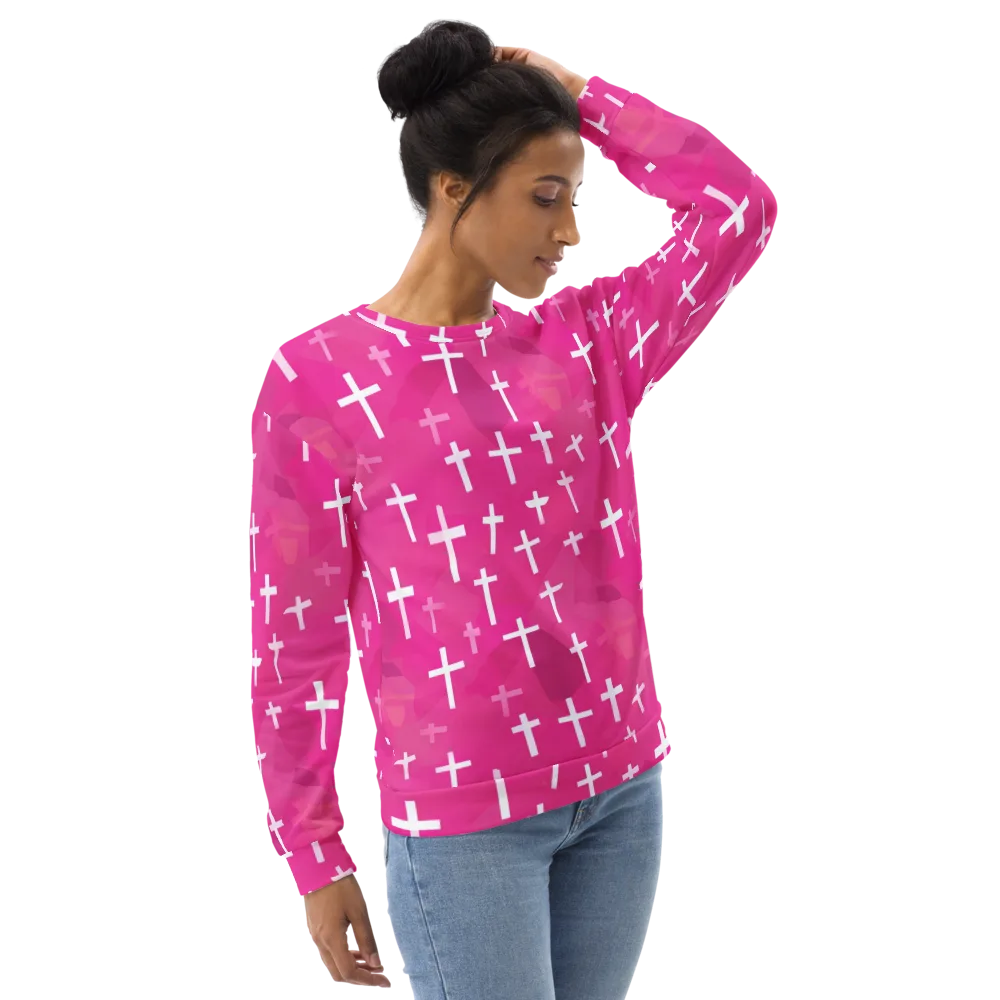 Neon Chapel on Sweatshirt — Right Front