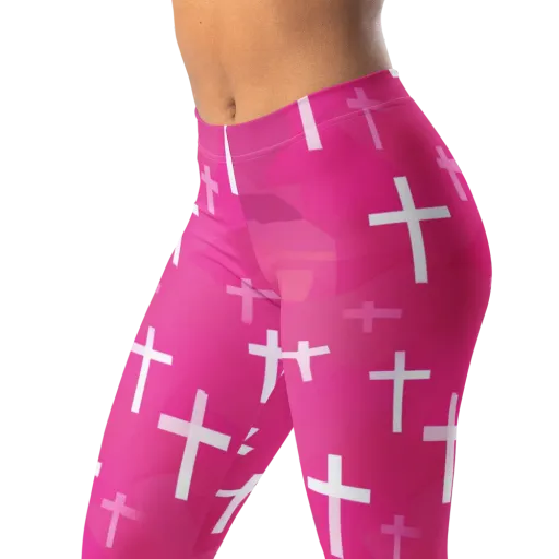Neon Chapel Leggings on model