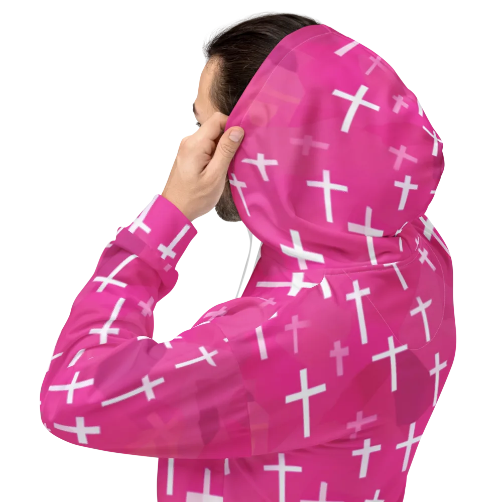 Neon Chapel on Hoodie — Back