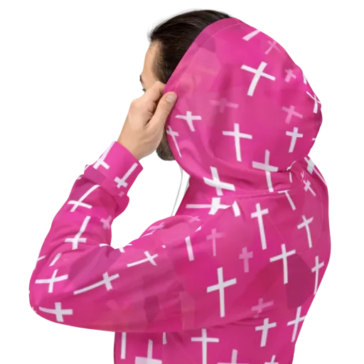 Neon Chapel on a Hoodie
