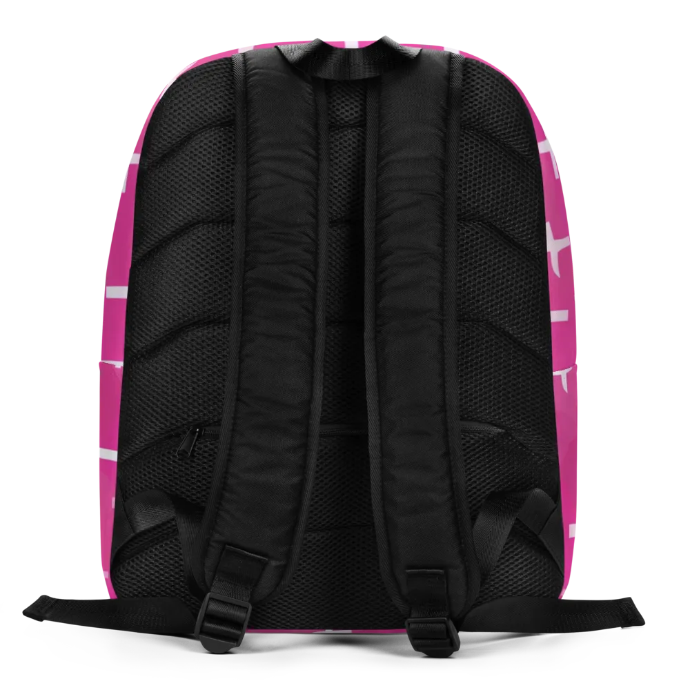 Neon Chapel on Minimalist Backpack — Back