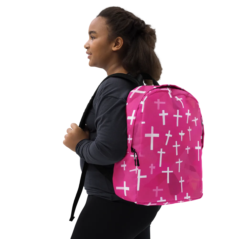 Neon Chapel on Minimalist Backpack — Right Front